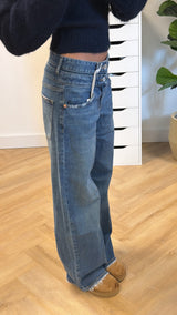 Jolie Mid Waist Relaxed Straight Jeans