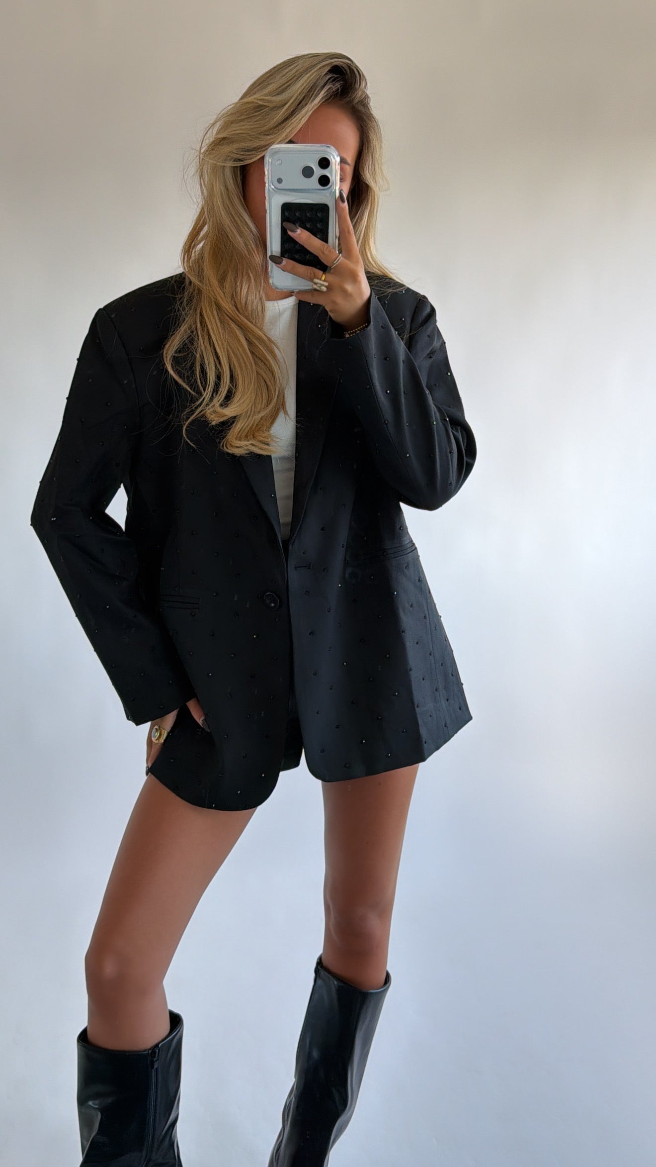 Sparkle Oversized Blazer