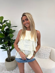 Ruffle top summer flow