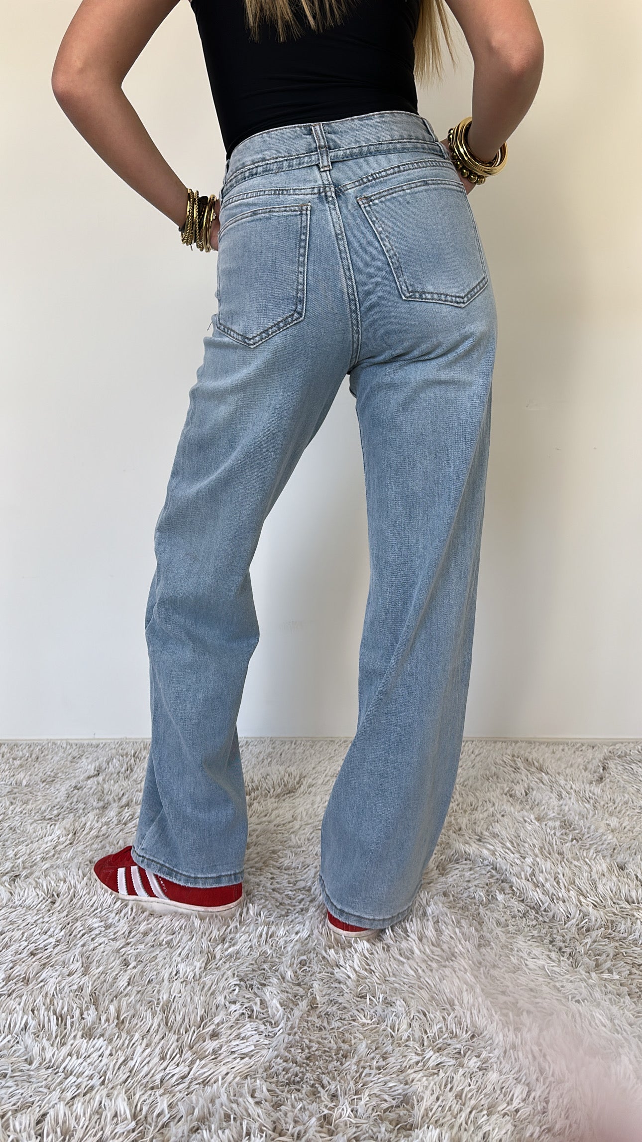 Grace wide leg jeans denim