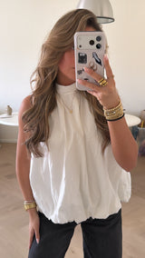 Luna Open Back Blouse