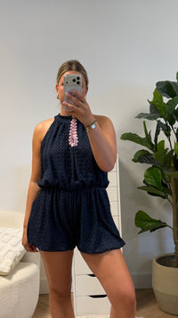 Liv Broderie Playsuit