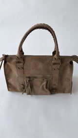 Urban Classic Bag – Taupe & Brow