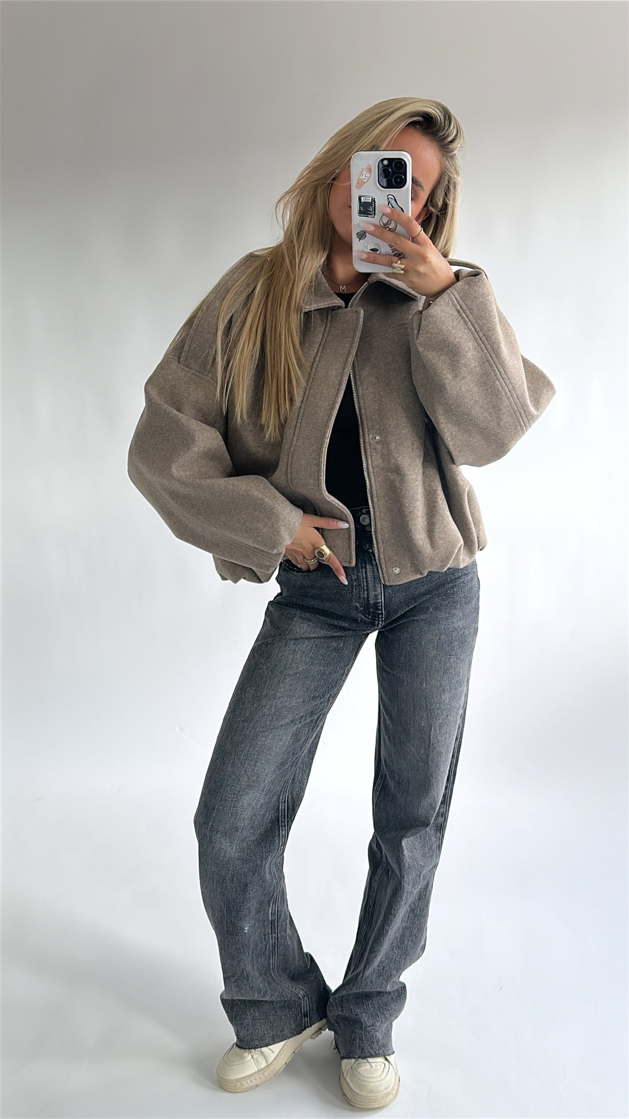 Oversized Woollook Jas