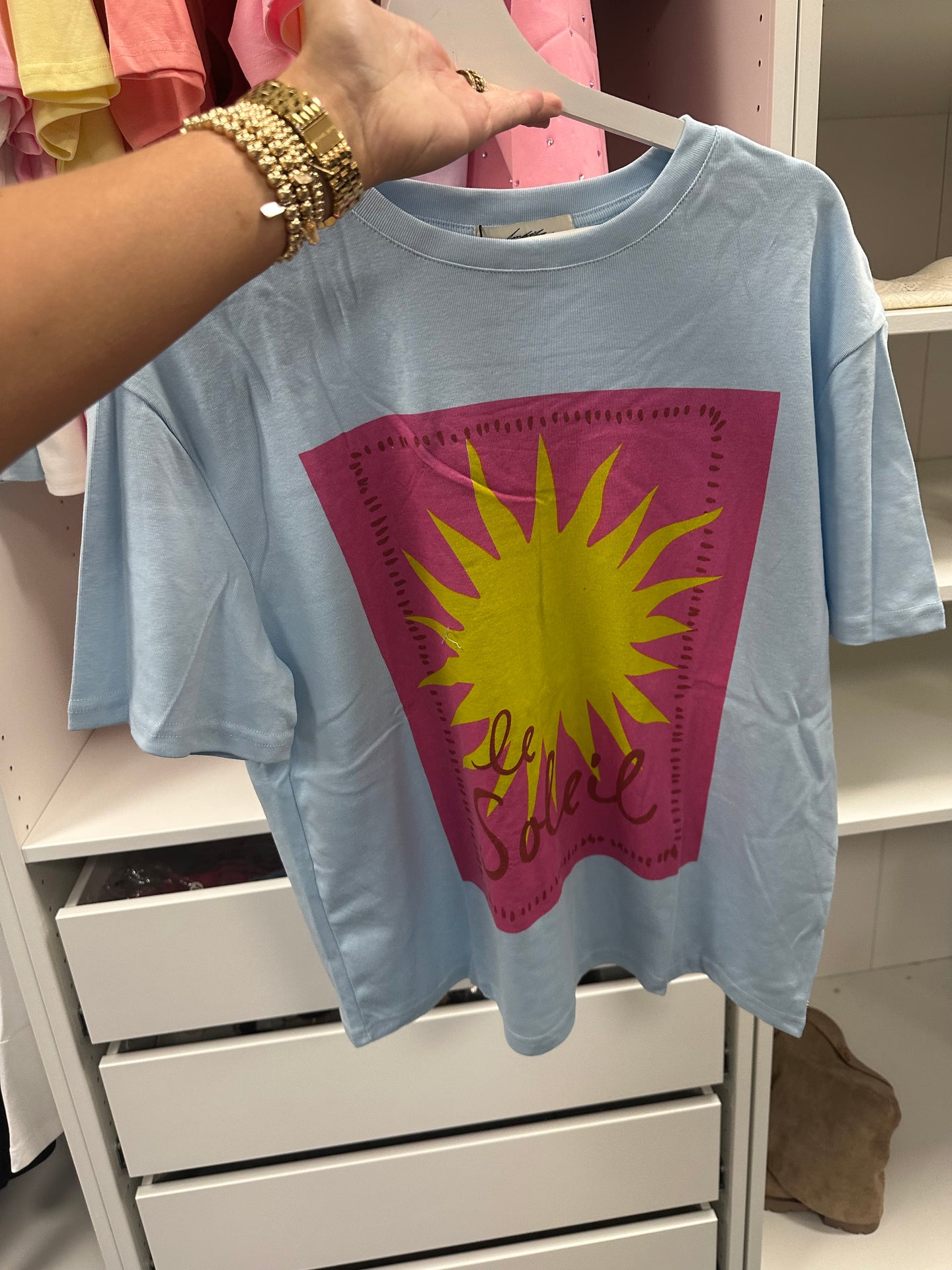 Blauwe zon tee