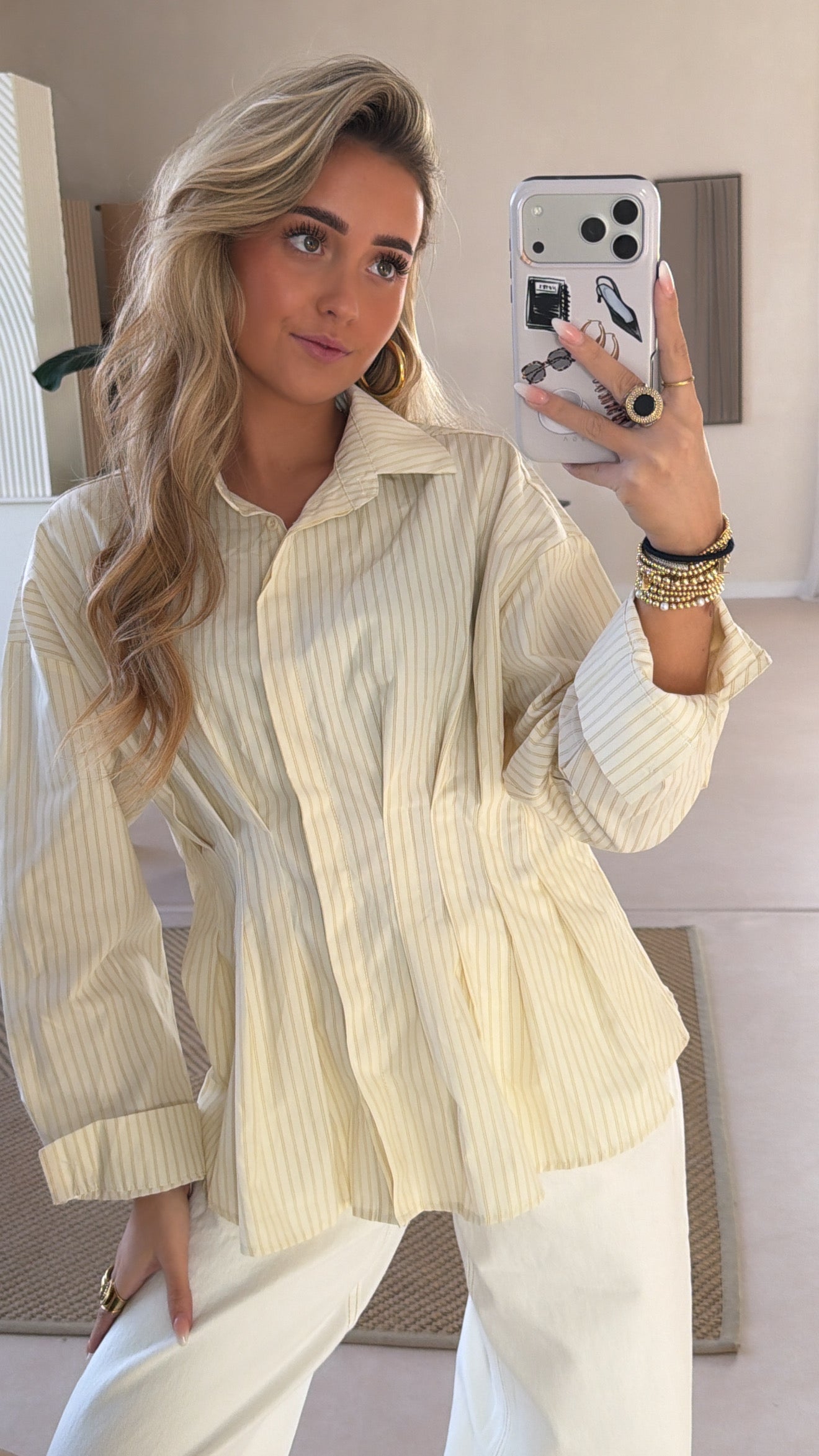 Sunlit Stripe Blouse