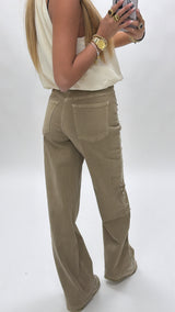 Starlight studs wide leg jeans