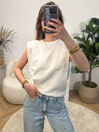 Lotte Shoulder Pad Top