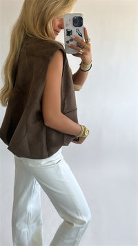 Suede Luxe Gilet
