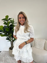 Structured Shirt Dress – White