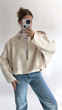 Soft Suede Oversized Jacket