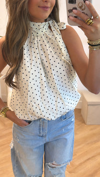 Lola Polka Dot Top