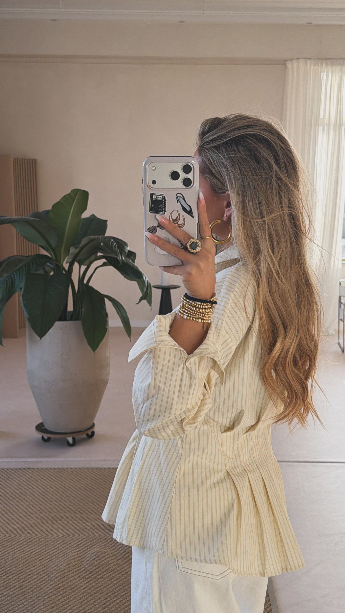 Sunlit Stripe Blouse