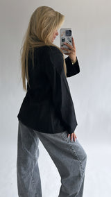 Tailored Button Blazer