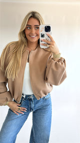 Soft Touch Bomber Jacket