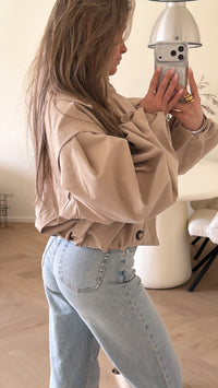 Milly Cropped trenchcoat