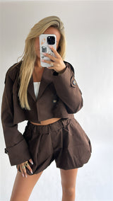 Cropped Trenchcoat