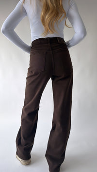 DOOTJE THE LABEL – Brown Wide Leg Tall Jeans