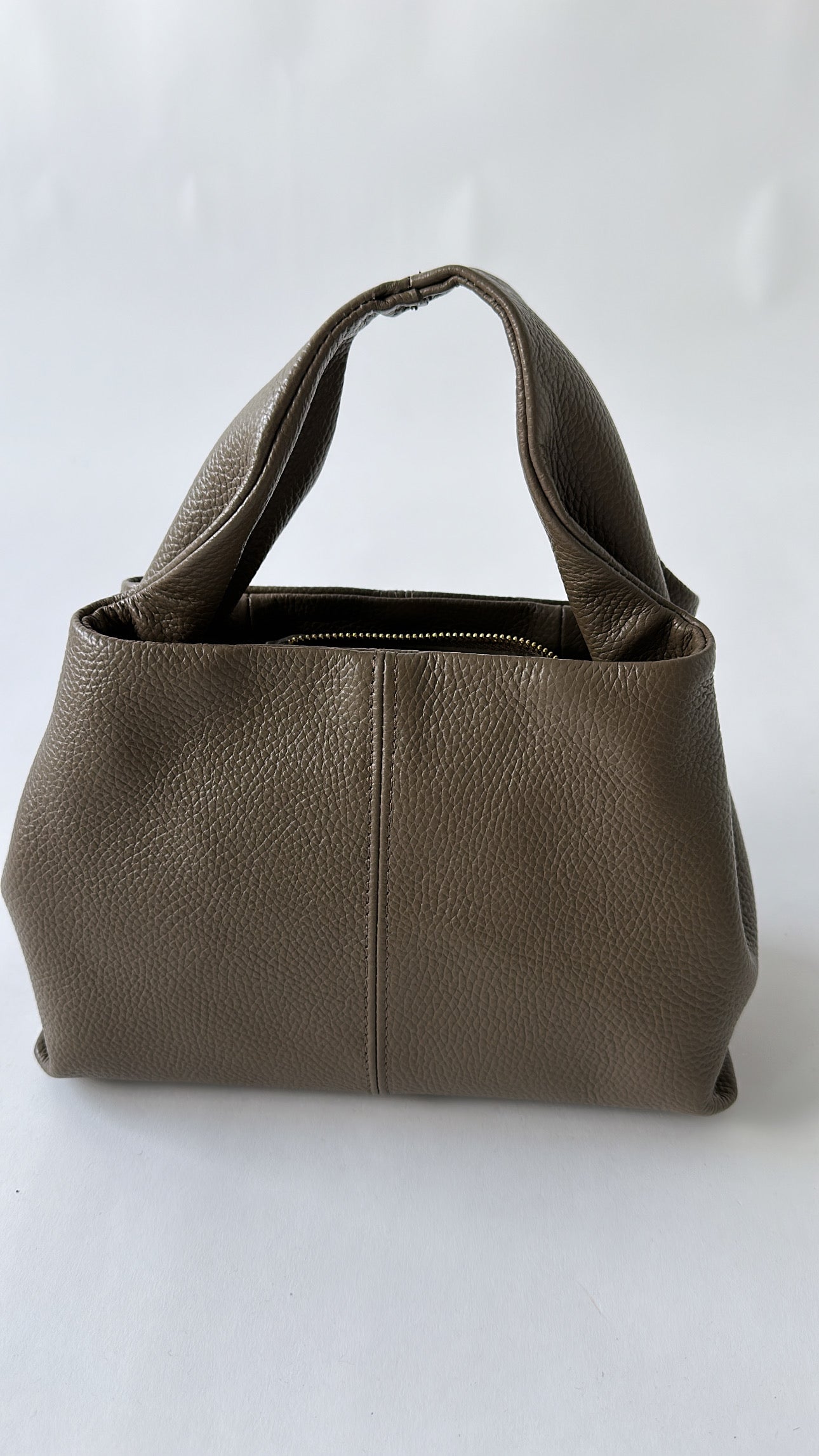 Soft Structure Bag – Taupe & Brown
