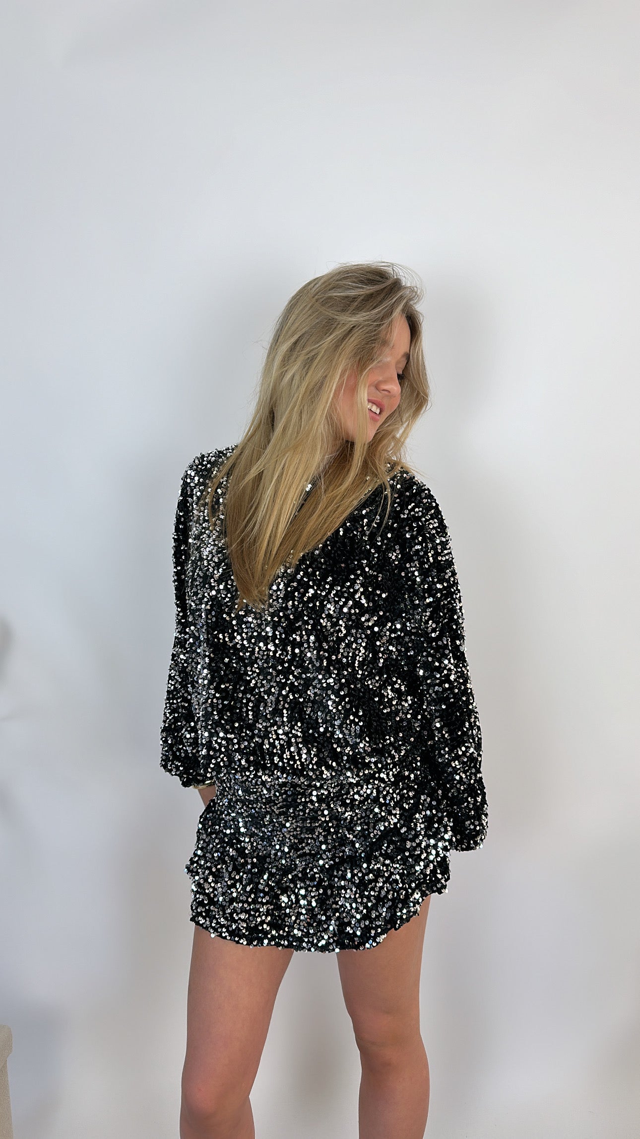 Didi skirt - zwart/zilver