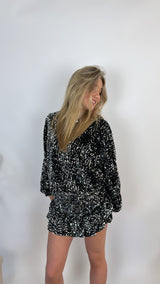 Didi skirt - zwart/zilver