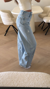 Light Blue Balloon Jeans