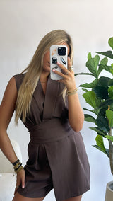 Vera Tailored Wrap Playsuit