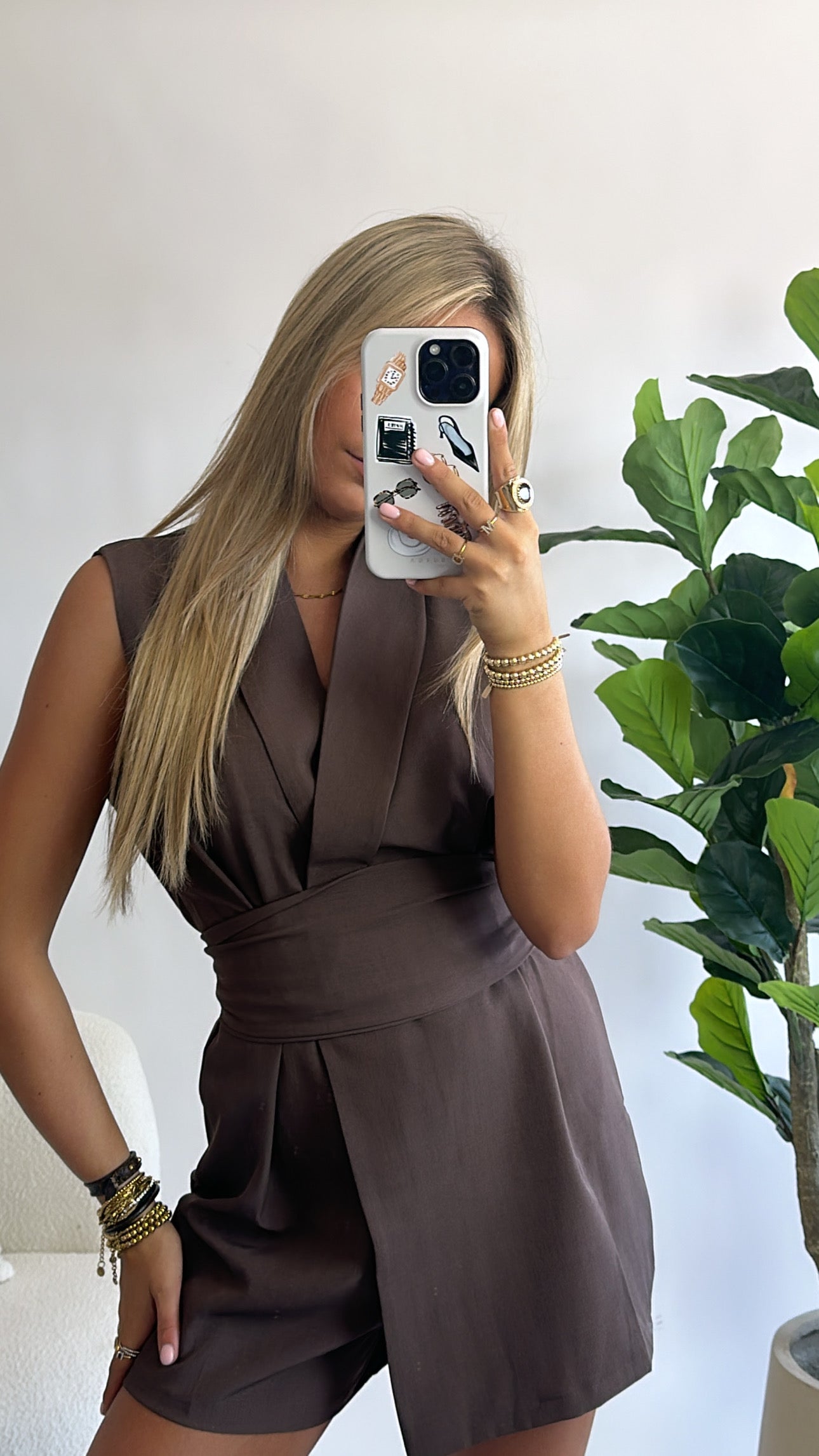 Vera Tailored Wrap Playsuit