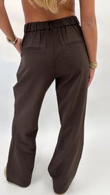 Rich Espresso Tailored Pants