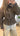 Ella Adjustable Waist Parka – Chocolate Brown