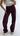 Tall Wide Leg Bordeaux Jeans