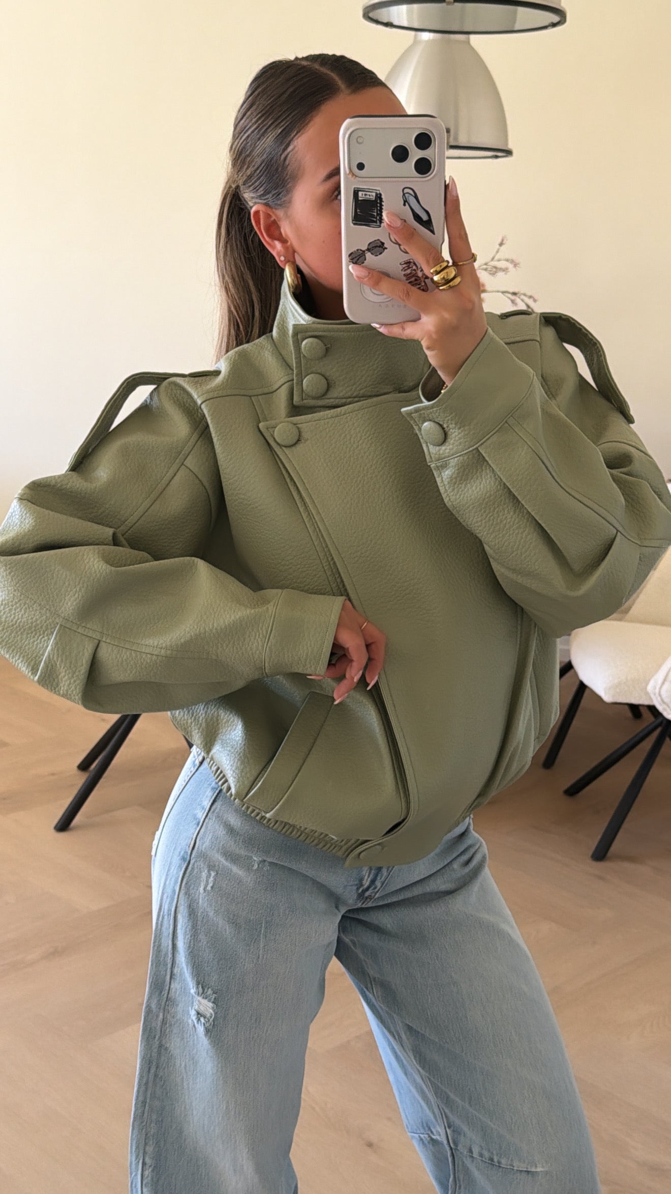 Luxe Oversized Bomber