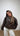 Bella Faux Leather Jacket Brown