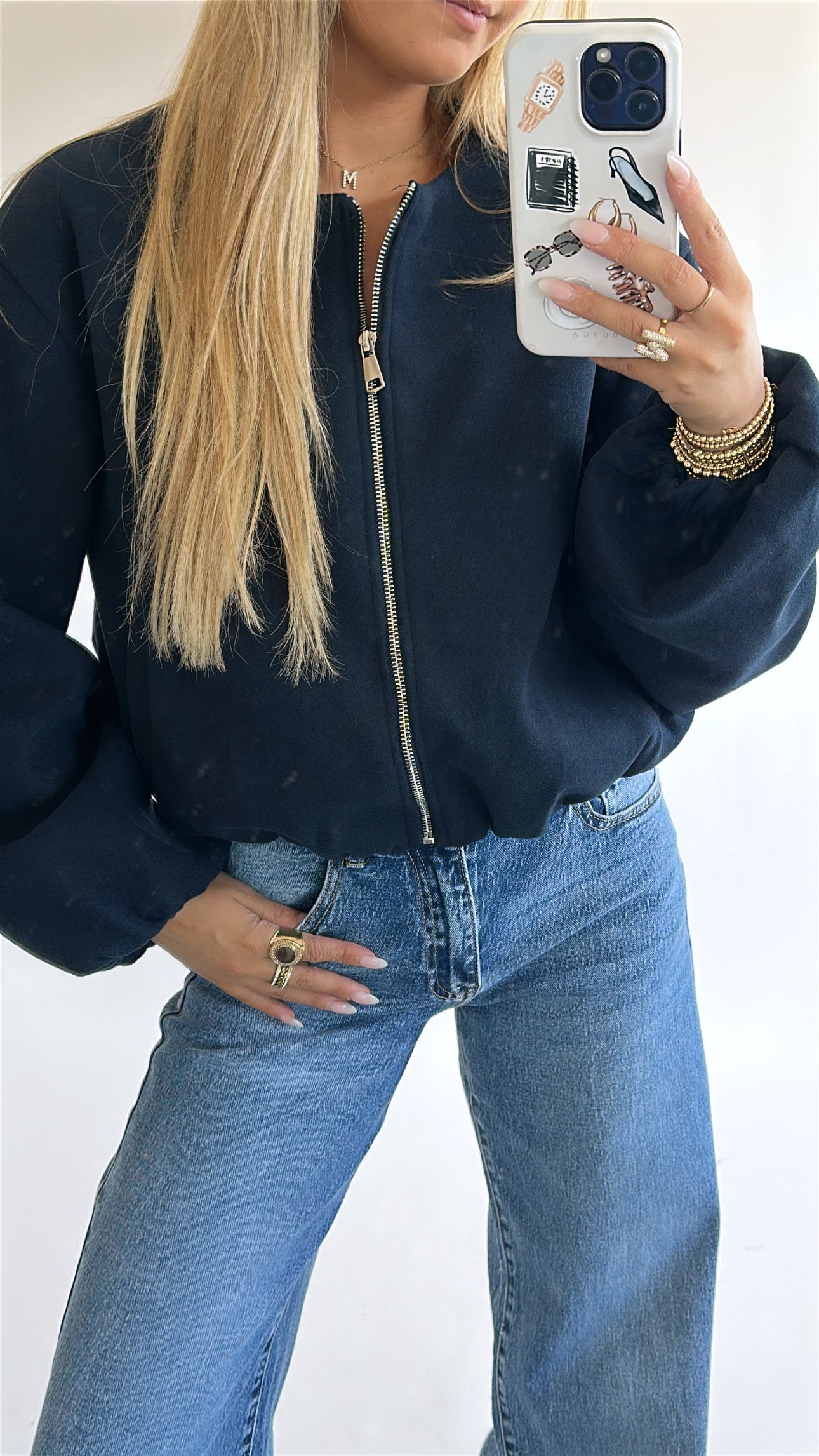 Soft Touch Bomber Jacket