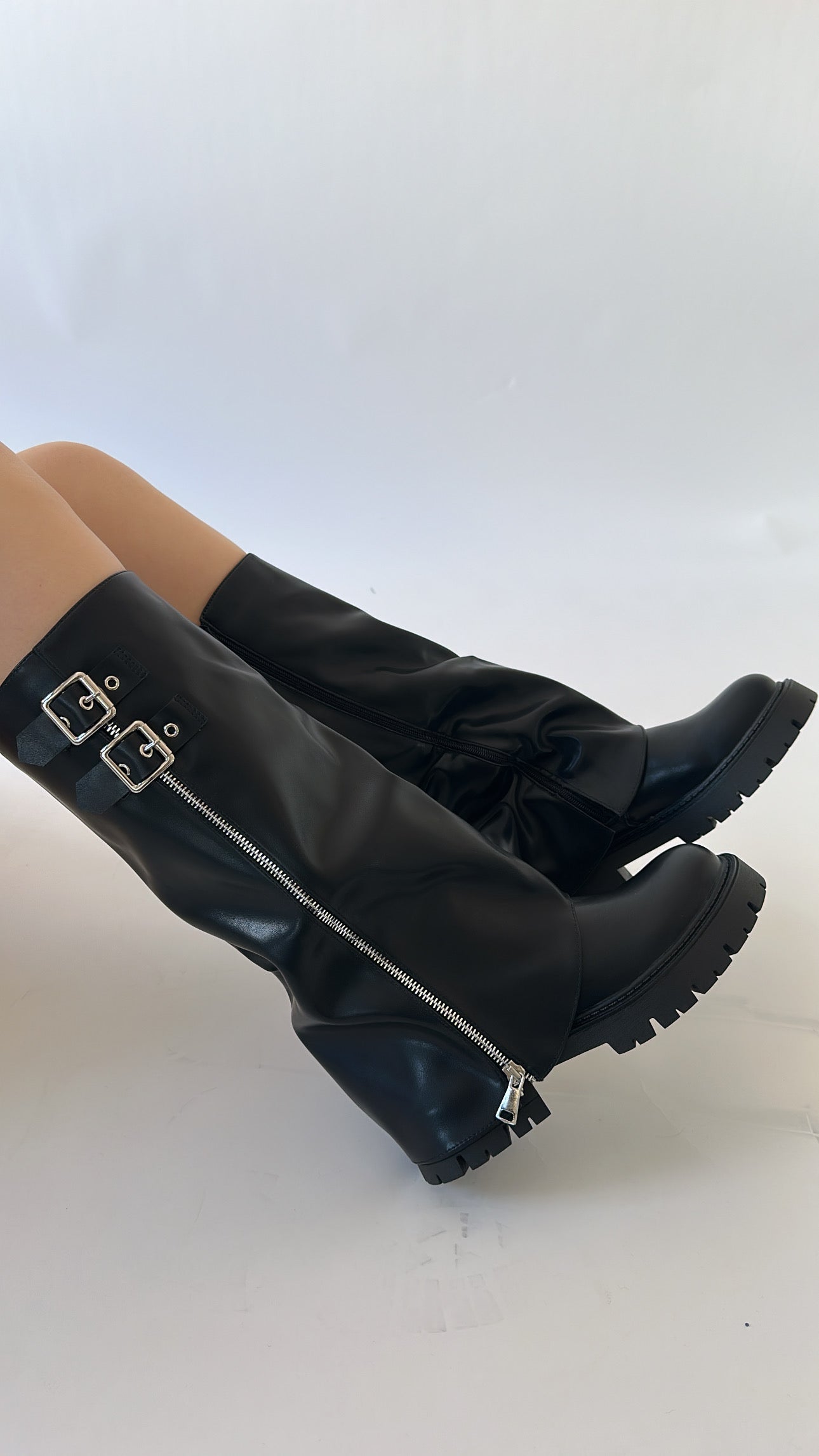 Rebel Buckle Boots
