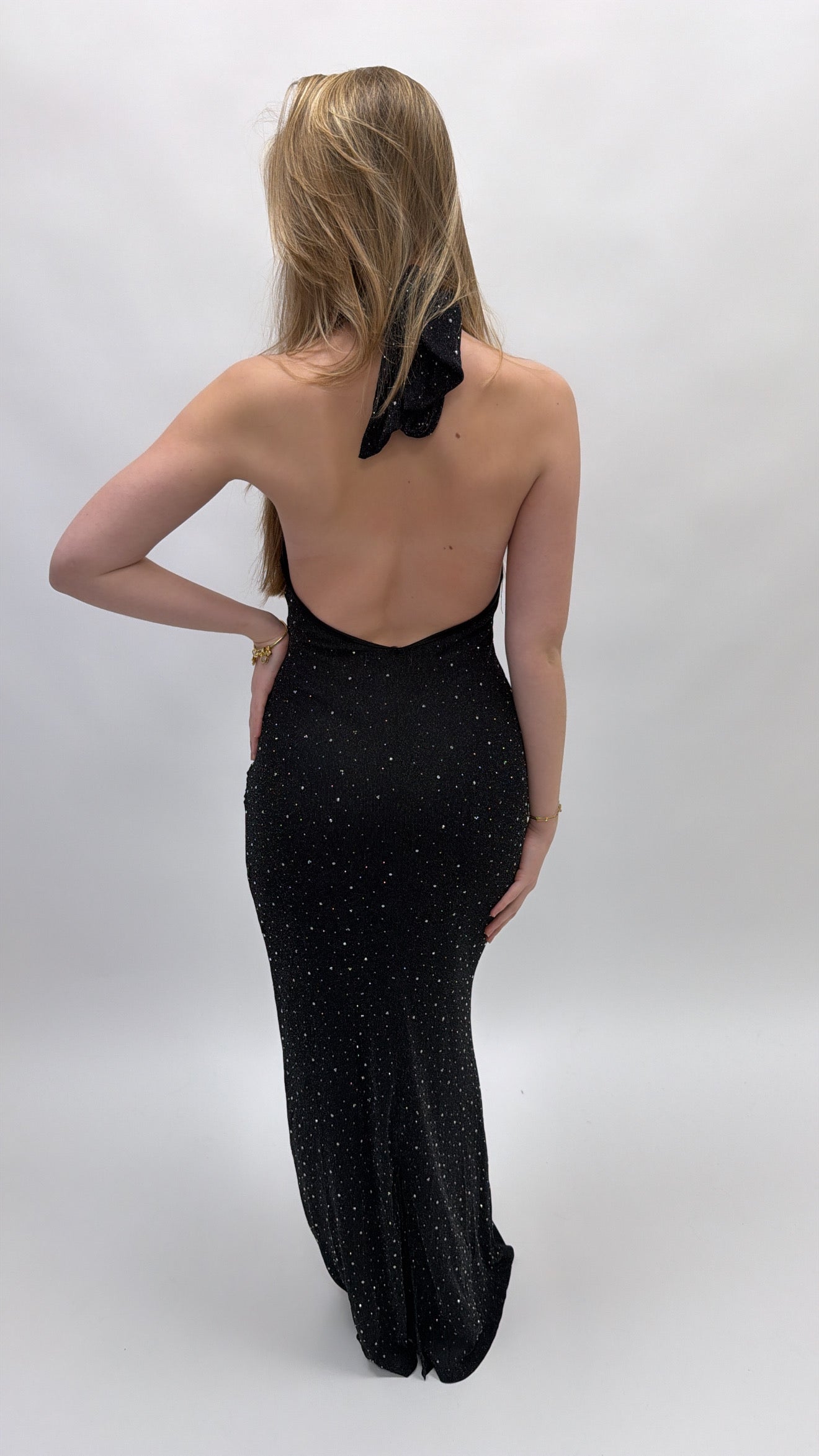 Glamour long dress backless