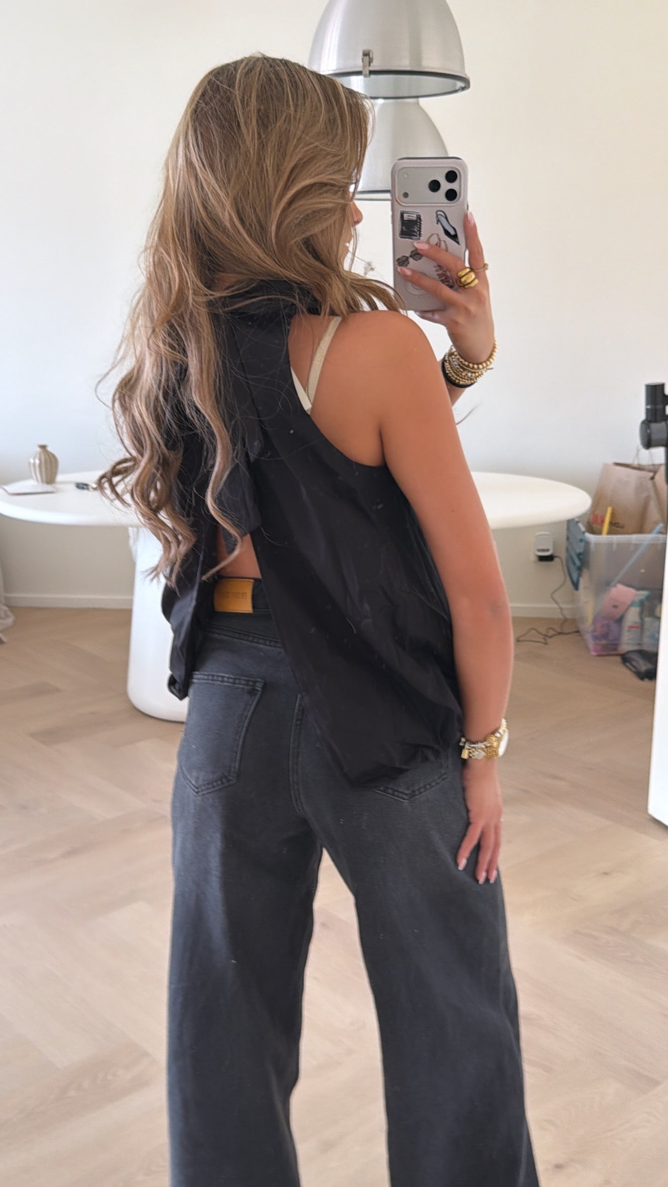 Luna Open Back Blouse