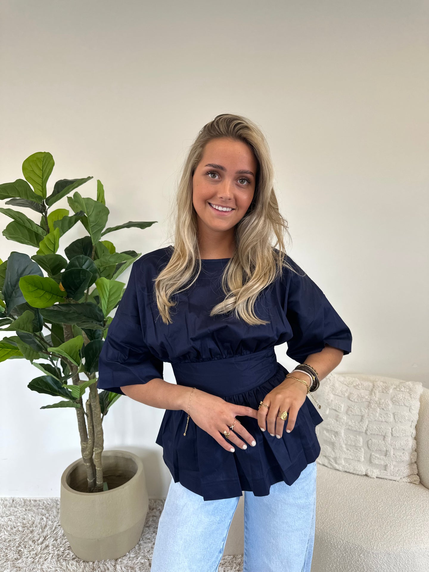 Belted Grace Blouse