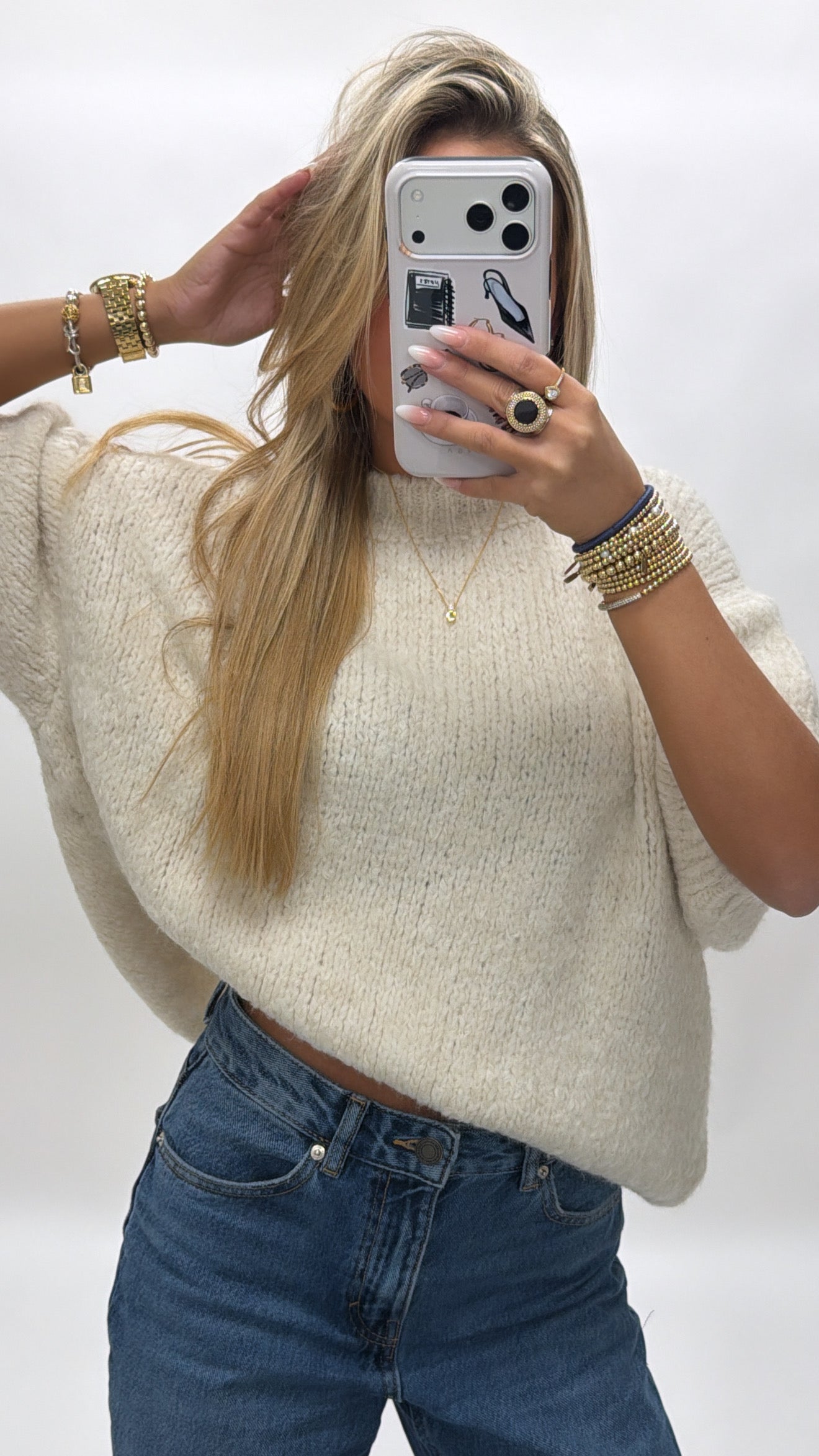 Comfy korte mouw knit