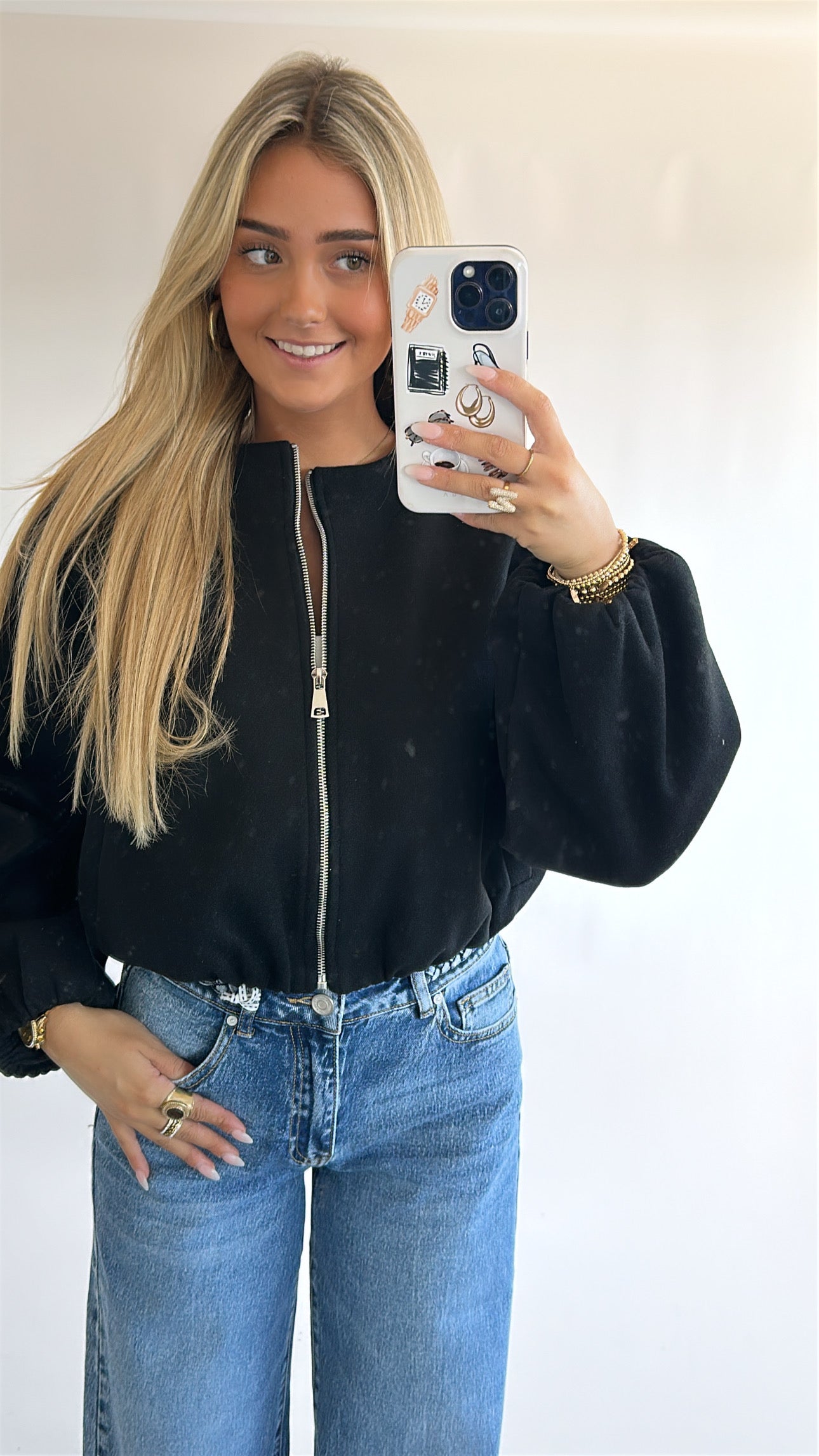 Soft Touch Bomber Jacket