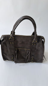 Urban Classic Bag – Taupe & Brow