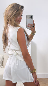 Julia Waist Tie Playsuit