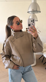 Luxe Oversized Bomber