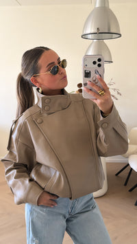 Luxe Oversized Bomber