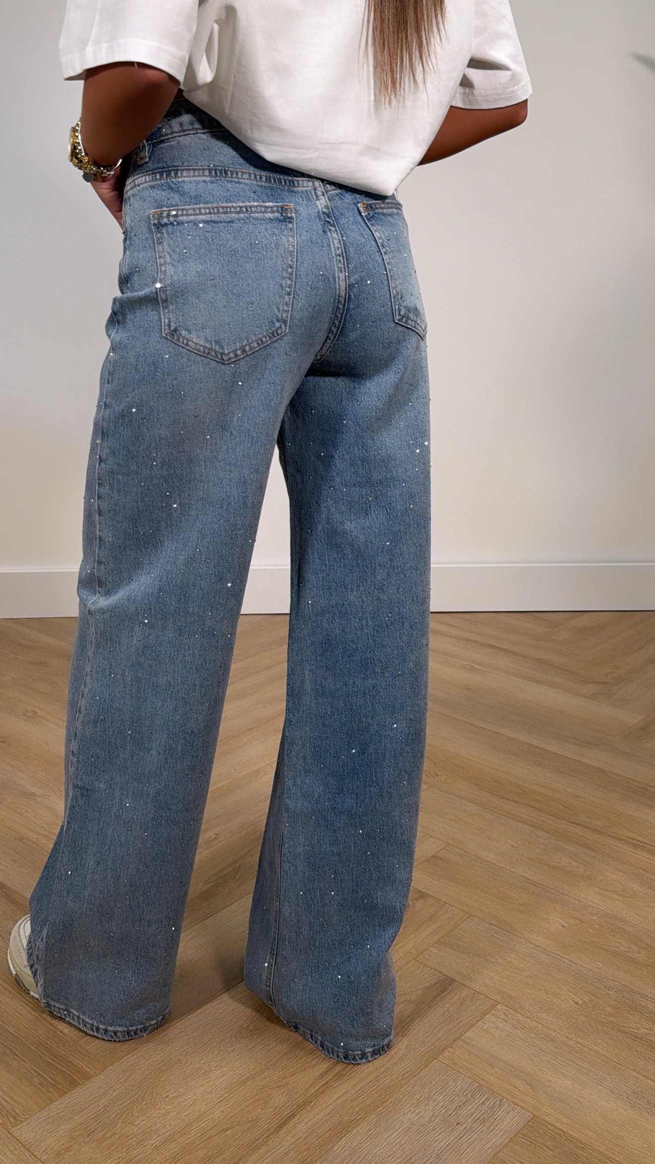 Sparkle Wide Leg Jeans
