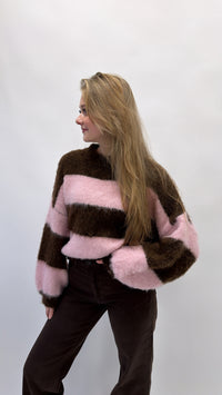 Stripe comfy sweater