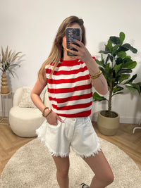 Lotte Shoulder Pad Top