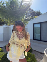 Elara Lace Sheer Top