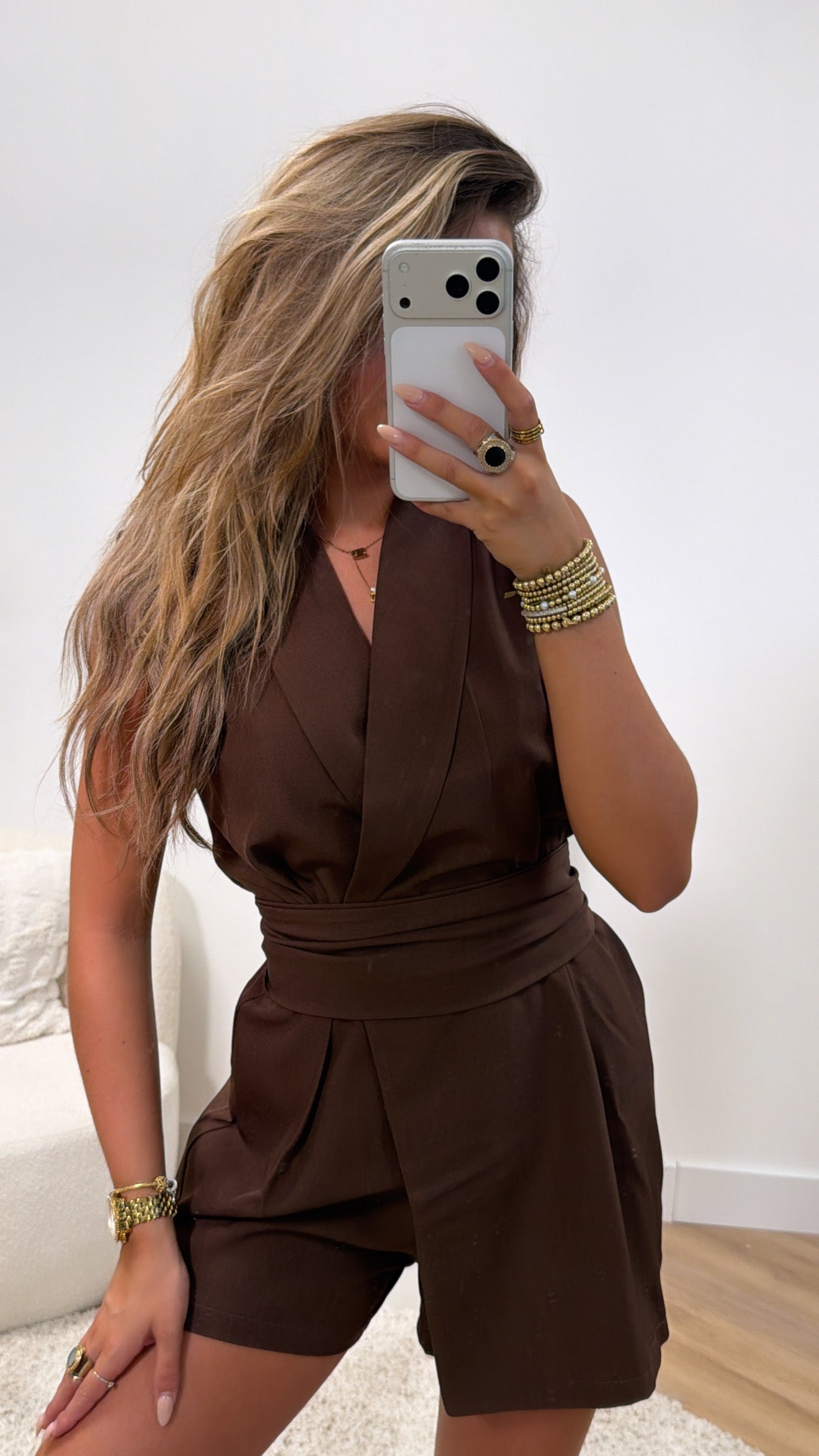 Julia Waist Tie Playsuit