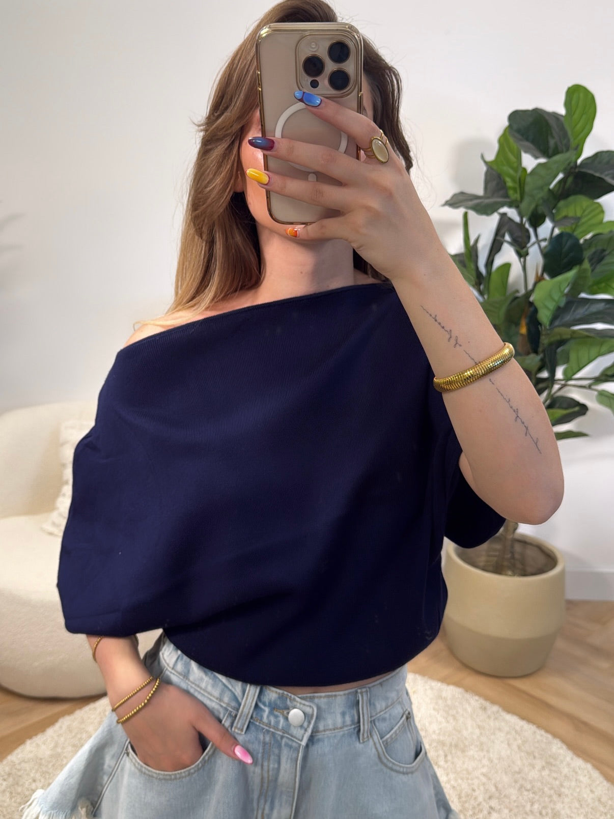Élise One Shoulder Top